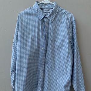 Men’s Lacoste Button Down Long Sleeve Size FR 46